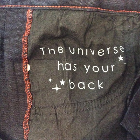 Sz. 12 Jeans Peace Love World Black Tuxedo Stripe A310541 - Picture 4 of 11